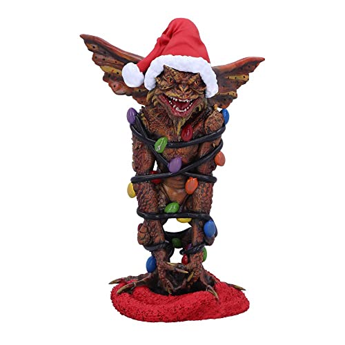 Nemesis Now Gremlins Mohawk en Guirlande Lumineuse 16 cm, résine, Marron, Produit sous Licence Officielle Gremlins