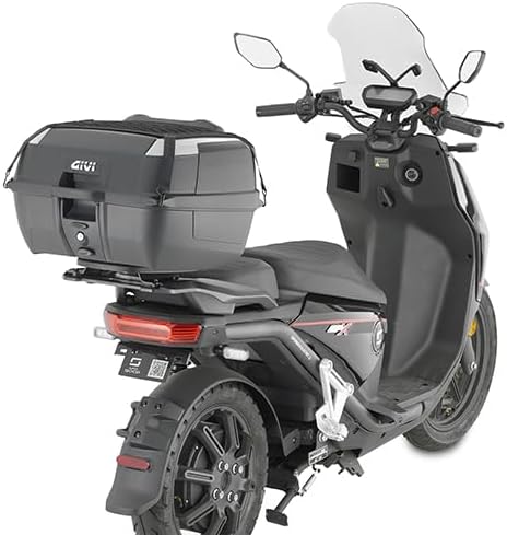 GIVI Monolock top case mounted on a scooter