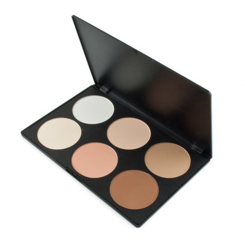 Eforstore Cosmetic 6 Color Professional Concealer Camouflage Face Contouring Kit Contour and Highlight Powder Foundation Makeup Palette Set