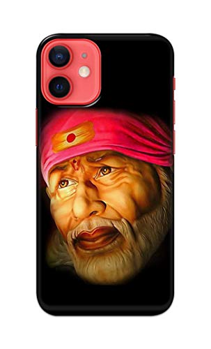 Image of PRINTFIDAA Sai Baba Lord Shiridi Great God Hinduism Religious Hard Back Cover for Apple iPhone 12 / iPhone 12 Pro (6.1 inch), A2403, A2172, A2402 Back Cover -(P6) KAT1002