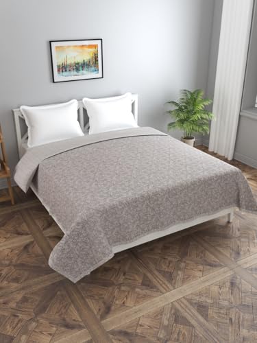 Image of Florida Cotton Double Bed All Season Reversible AC Dohar (Peach, 220x240 CM)