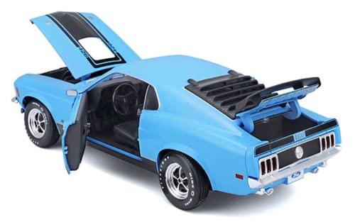 1970 Ford Mustang Cobra 428 Mach 1 - Blue miniatura 3