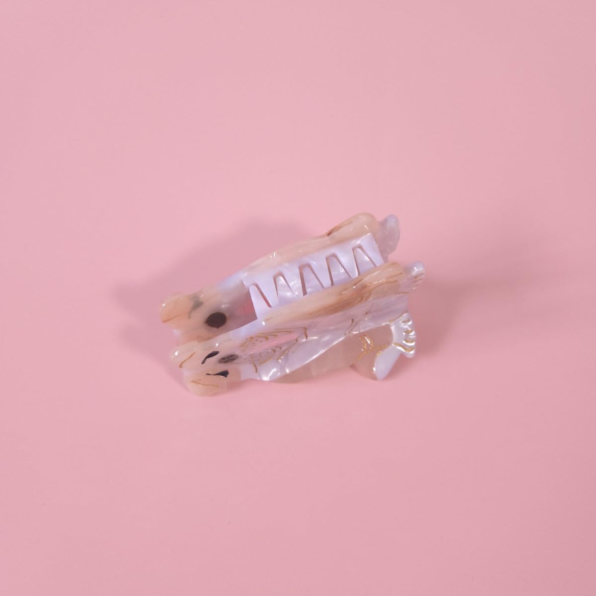 Cute Dog Hair Clips,Small Claw Clips for Girls,Acetate Hair Clips for Women,English Bulldog Claw Clip - Image 4