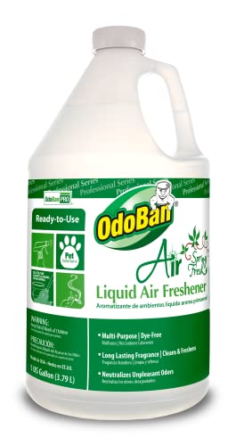 OdoBan 977462-G RTU Air Spring Fresh Liquid Air Freshener, 1 Gallon Bottle