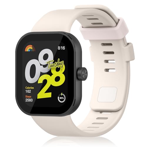 Yisica Correa compatible con Redmi Watch 4 / Xiaomi Mi Band 8 Pro, correa deportiva de silicona suave para Redmi Watch 4, Silicona