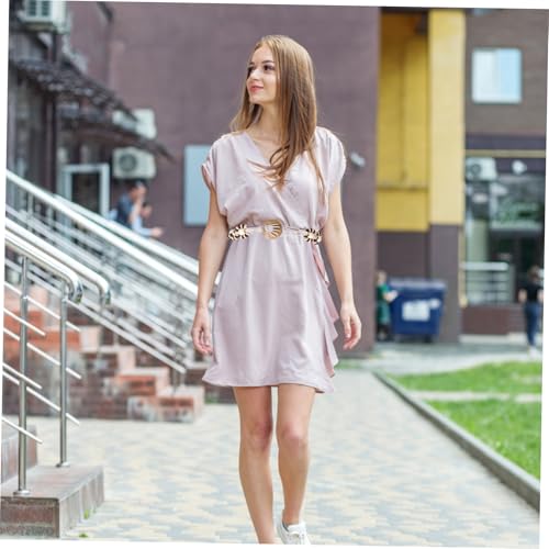 Bohemian Waist Belt with Adjustable Handwoven Wax Rope Shell Beads Chic Accessory for Women and Casual Outfits for Summer and Hawaiian Costumes2