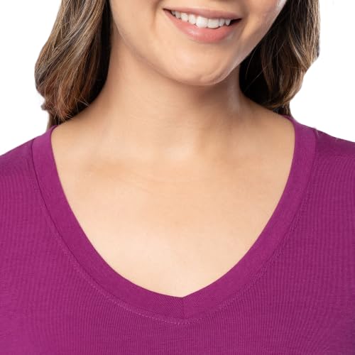 Image of Fruit of the Loom womens Short Sleeve Tee and Pant 2 Piece Sleep Set