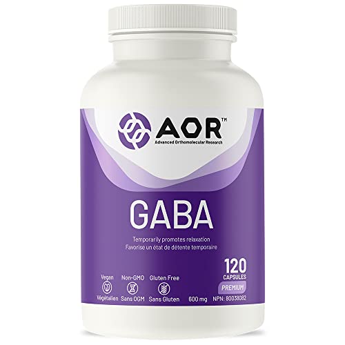 Aor - Gaba 120 Capsules - Relieves Stress And Anxiety