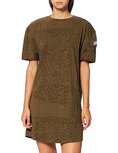 Desigual Vest_Naina Abito Casual, Verde, M Donna