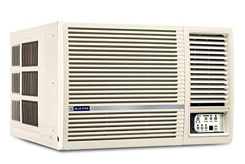 Image of Blue Star 1.5 Ton 3 Star Window AC (Copper, 2019 Model, 3W18LD, White)