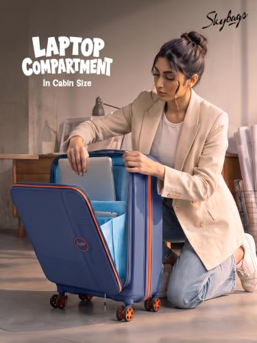 Skybags Store Skybags Zephyre Cabin Trolley Bag with Laptop - Image 4