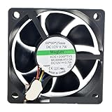 Ventilateur CXDFRSER Ventilateur de Refroidissement 60 * 60 * 25 mm KDE1206PTV3 DC 12 V 0,7 W 2 Broches