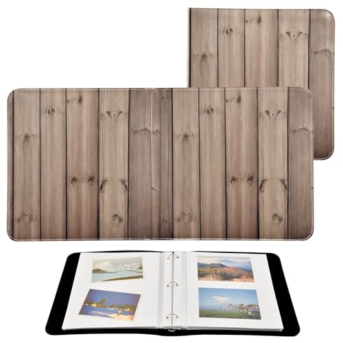 Álbum de Fotos Autoadhesivo DIY Scrapbook con Cubierta de Cuero PU, Anillero de 3 Argollas, 40 Páginas, 8x10 para Recuerdos miniatura 2