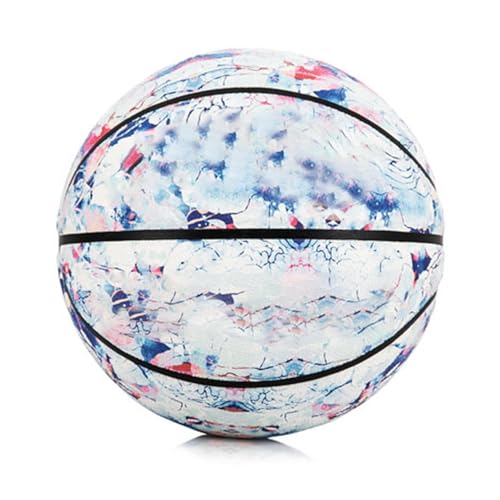 Ballon de basket brillant pour entraînement extérieur résistant en nylon
