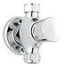 Price comparison product image Nuie A3788 Commercial  Modern Bathroom Exposed Non-Concussive Valve, 94mm x 68mm, Chrome, Set of 4 Pieces