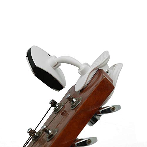 lifcasual Afinador de guitarra com clip cromático para guitarra baixo violino ukulele latão instrume