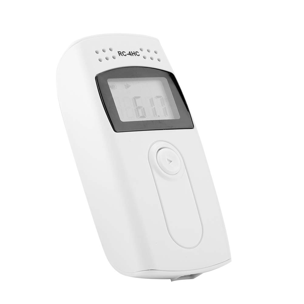 USB Alta Precisione Registratore di Dati di Temperatura e Umidità Display LCD Indicatore del Registratore Temperatura della Registrazione del Termometro con Sensore di Temperatura Extra 16000 Punti