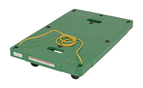 Dolly de polietileno con cuerda 33.5 x 21 x 6.3 in capacidad 500 lb miniatura 2