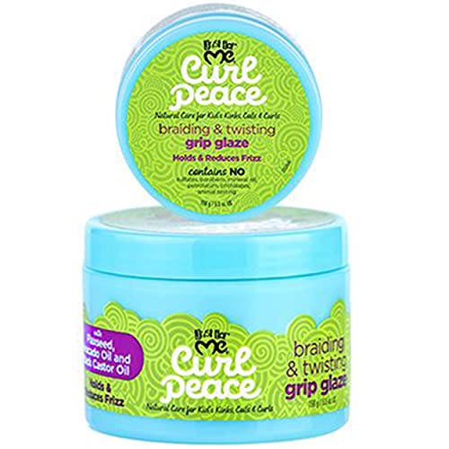 Just For Me Curl Peace Braiding & Twisting Grip Glaze 5.5 Oz