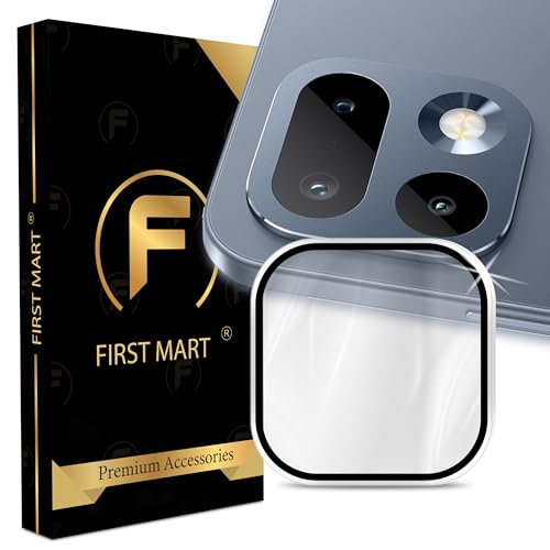Image of FIRST MART Silver Camera Ring Guard Protector for Realme 16 Pro | Tempered Glass with Metal Alloy Rings, HD Clear, Scratch Resistant, Case-Friendly | Pack of 1