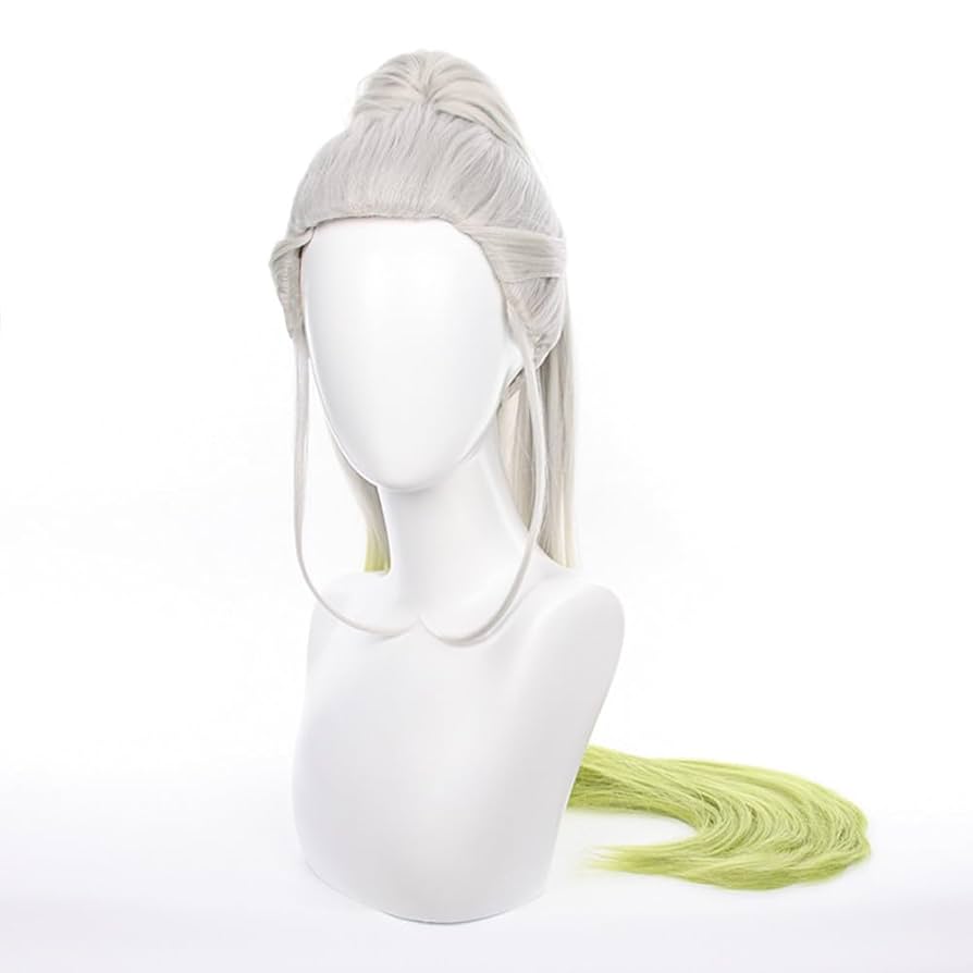 Amazon.co.jp: コスプレウィッグ 鬼滅の刃 上弦陸 堕姫 だき