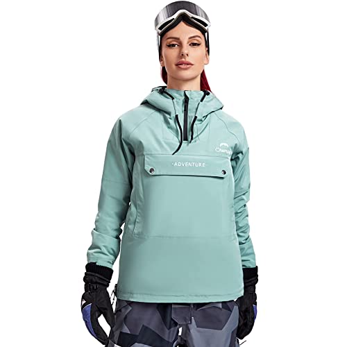 OutPro Damen Skijacke Winter - Wasserdichte Schneejacke Mit Fleecefutter Für Ski & Snowboard