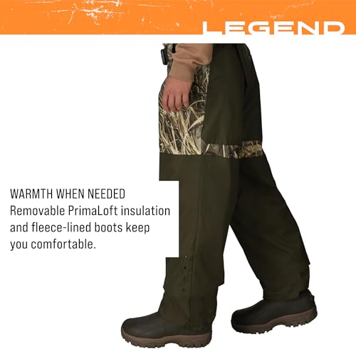 Image of FROGG TOGGS Men's Legend 2-N-1 Waterproof Wader for Hunting with zip in /out PrimaLoft liner