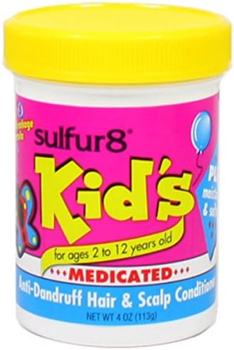 Sulfur8 Kid's Medicated Anti-Dandruff Hair & Scalp Conditioner, 4 oz