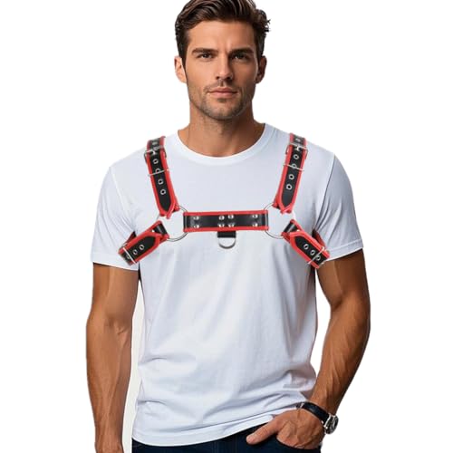 Men's Chest Harness Body Leather Harness Belt Strap Punk Belt Clubwear Costume