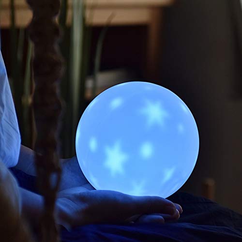 Preisvergleich Produktbild LMCXWD Neuheit-Beleuchtung führte Vielzahl-sternenklares Nachtlicht USB-kreatives Stern-Projektions-Silikon-Lampen-Nach...