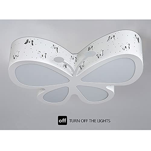 Yiyibyus Modern Led Acrylic Ceiling Light Bedroom Lamp Decor,Children'S Room Ceiling Light Bedroom Lamp Led Creative Butterfly Lighting Nursery Girls Princess Room Lighting 50 X 40 X 10 Cm 48W  thumb #6