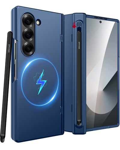 Protection intégrale 360° Samsung Z Fold 6 bleu pour vos déplacements professionnels