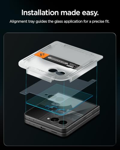 Image of Spigen GlasTR EZ FIT Screen Protector for Galaxy Z Flip 8 / Galaxy Z Flip 7