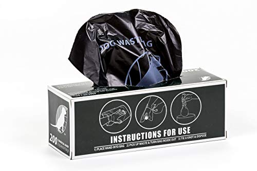 ZW USA Inc Dog Waste Bags - 1 Roll of 200 Commercial Grade Dog Waste Bags