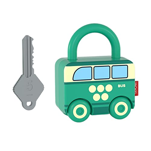 Image of Lock and Key Car Toy Practical Skill Matching Toys for Preschool Children Nus