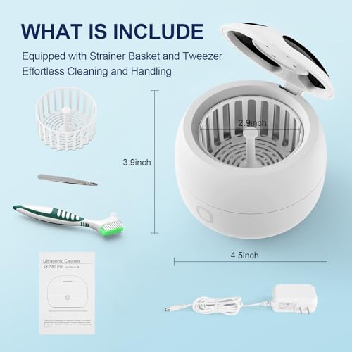Zyrex JX-580PRO Upgraded Ultrasonic Retainer Cleaner thumb #7