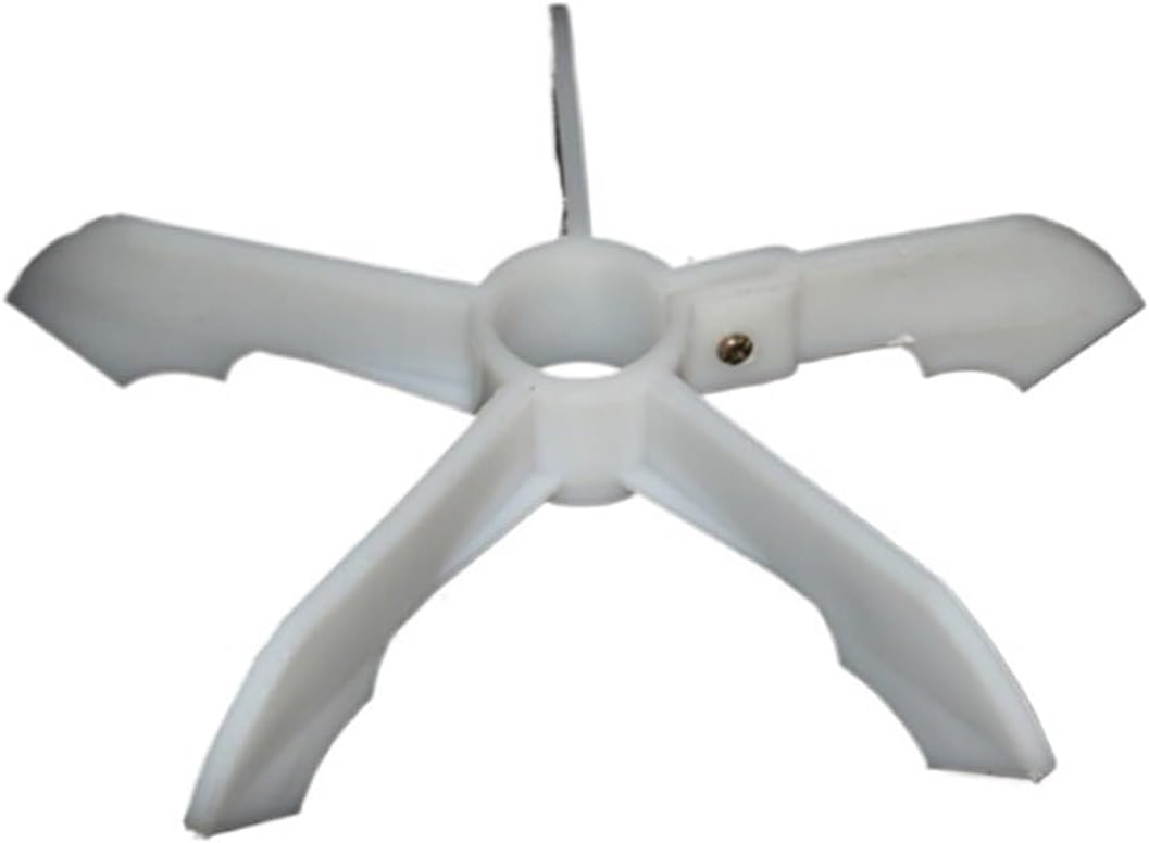1Pcs motor plastic airfoil AC Motor machine Cooling Leaf fan Sheet motor exhaust fan 4-blade airfoil Electric motor exhaust fan(Type-F)