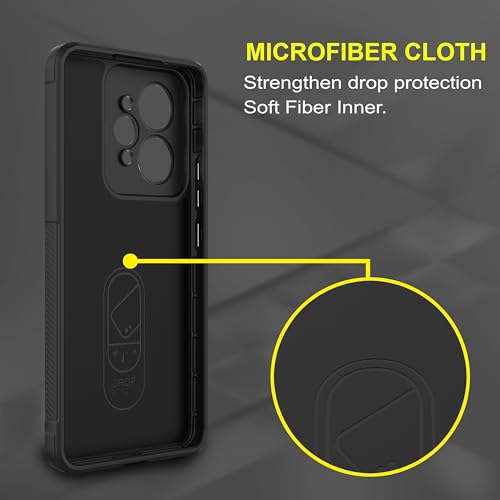 Image of Zapcase Back Case Cover for Realme 15 5G | Compatible for Realme 15 5G Back Cover | Liquid Silicon Magic Case with Camera Protection| Black