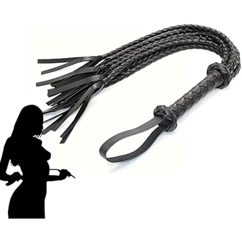 TANACC 2023 Herramientas de equitación Negra, Entrenamiento Diario de látigo