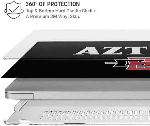 Skinit Case + Skin Compatible with MacBook Pro 15in (2016-19) - Officially Licensed Aztecs Design