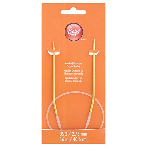 Simplicity Creative Group, Inc 3227348002 Boye Circular Knitting Needles, Size 2, 2.75mm, 16''