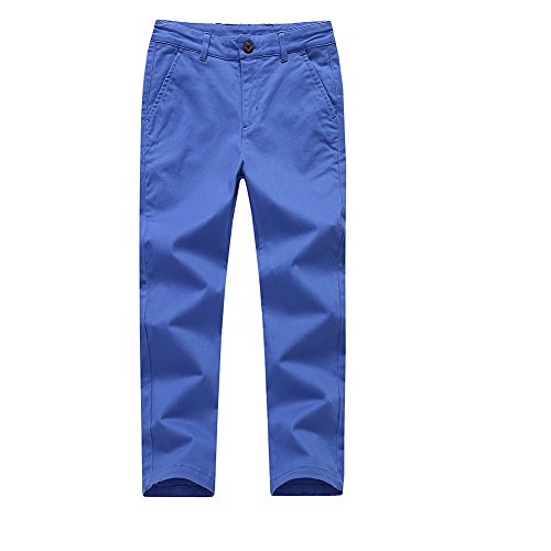 Pantalón chino de algodón texturizado con acabados de alta sastrería