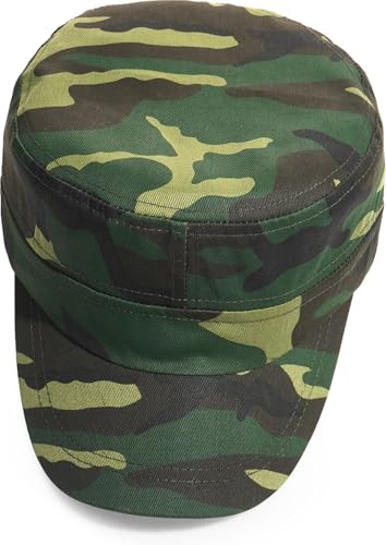 Image of Unisex Basic Cadet Army Caps Everyday Military Style Hat