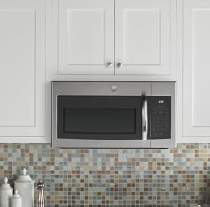 GE 30" Over-the-Range Microwave 1.6 Cu. Ft., 1000W Stainless Steel — photo 5 of 6