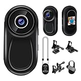 LXMIMI Mini Action Cam, Action Camera Sportiva da Pollice 120°, Action Camera HD 1080P da Casco, Mini Body Cam Sportiva Portatile con Display da 0,63 Pollici e Visione Notturna Automatica (Nera)