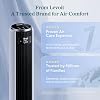 Ventilador de torre Levoit para dormitorio, 28ft/s de aire frío, 28dB silencioso | Ventilador de pie para habitación, oscilación 90°, 5 velocidades 4 modos y sensor de temperatura, sin aspas, temporizador 12H, control remoto, 36 pulgadas, blanco 6