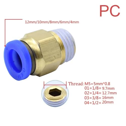 Conector de manguera de rosca fina con anillo de extracción de alta resistencia 3