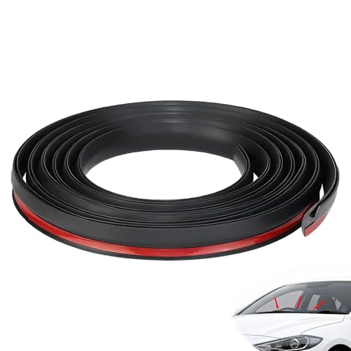 Joint de Pare-Brise Avant Universel de 1.7 Mètres en Caoutchouc Élastique – Bandeau d’Étanchéité pour Voiture, Protection Contre l’Eau et le Son, Installation Facile, et la Poussière