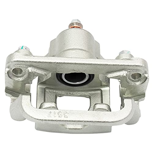 Image of TRQ Front and Rear Brake Caliper Set Zinc Coated Brackets Compatible with 2010-2012 Nissan Altima