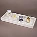 Creative Home Natural Java Marble Tray Handcrafted Stone Organizer for Bathroom Vanity Office Entryway Not Plastic Elegant Catchall for Skincare Jewelry Stationery, 6.5 x 16.5 x 1.5 H Inch
